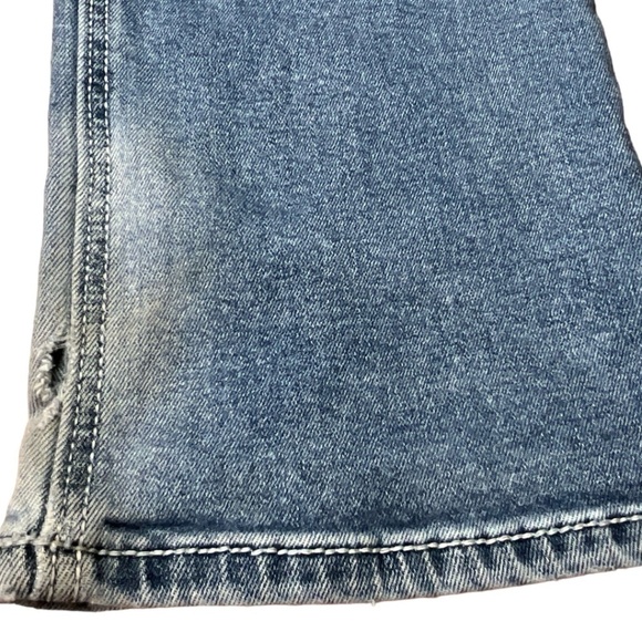 ROCK and REPUBLIC Jeans Mens 34x32 Blue Denim Straight Stretch Faded Grunge - Picture 9 of 14